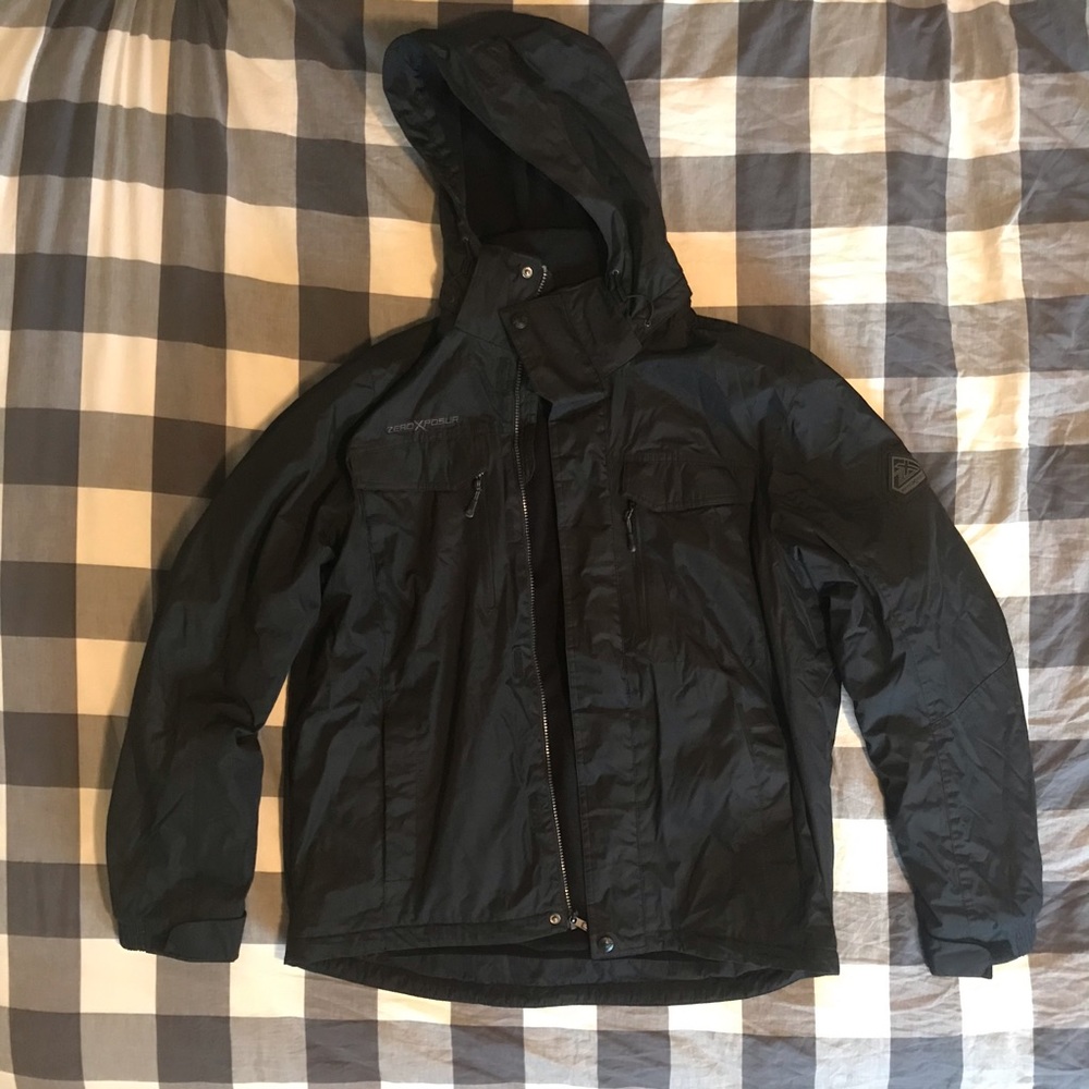 ZeroXposur Black Heavy Weight Jacket, Large
